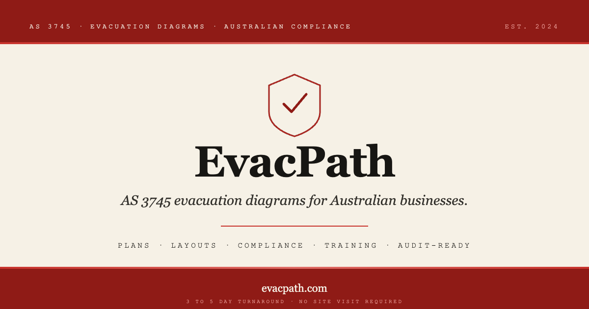 EvacPath | AS 3745 Evacuation Diagrams for Australian Businesses